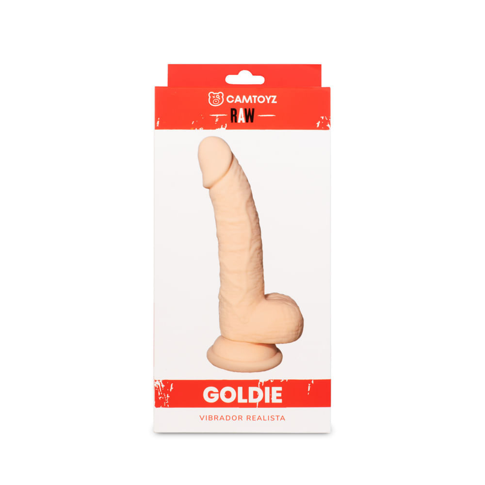 Raw Vibrador Realista Goldie 18 cm