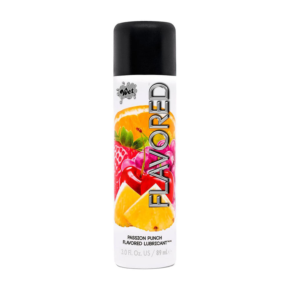 Lubricante Wet Flavored Sabor a Ponche de la Pasión