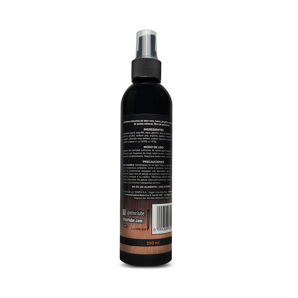 Aceite para Masajes Elixir