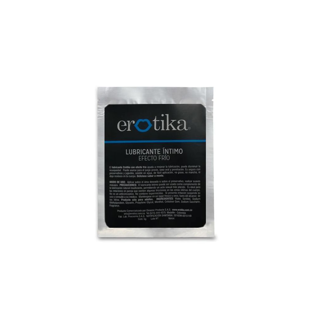 Lubricante Íntimo Frío Erotika